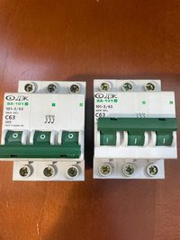 Выключатели ВА-101-3/63А, 400в, 50Гц