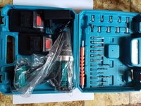 Аккумуляторная дрель 2 АКБ, кейс, набор